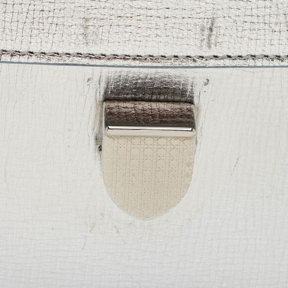 Dior Metallic Calfskin Diorever Top Handle - Picture 15 of 15